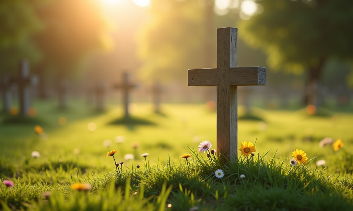 Mettre une croix sur une tombe : rituel et signification en