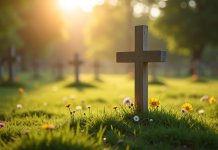 Mettre une croix sur une tombe : rituel et signification en