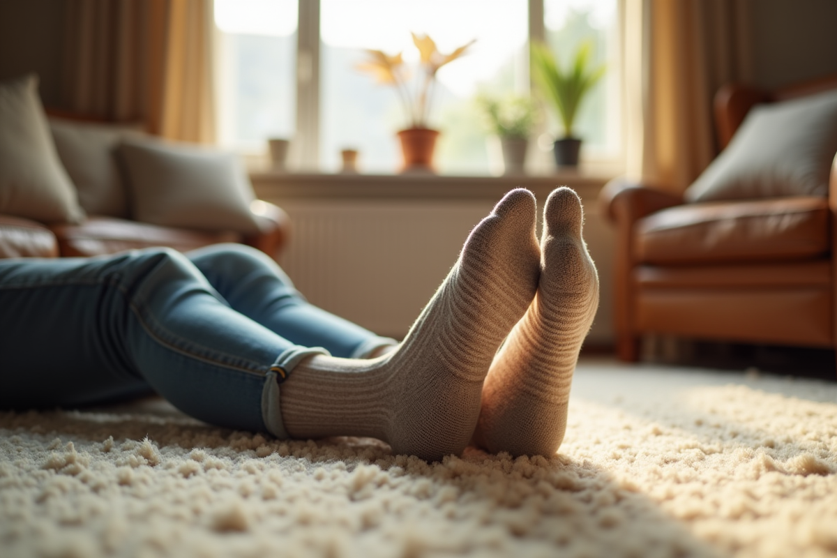chaussettes antidérapantes