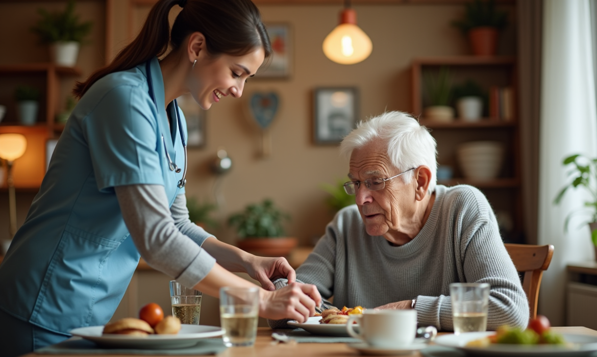 Aider une personne à s’alimenter : conseils et astuces pour bien accompagner