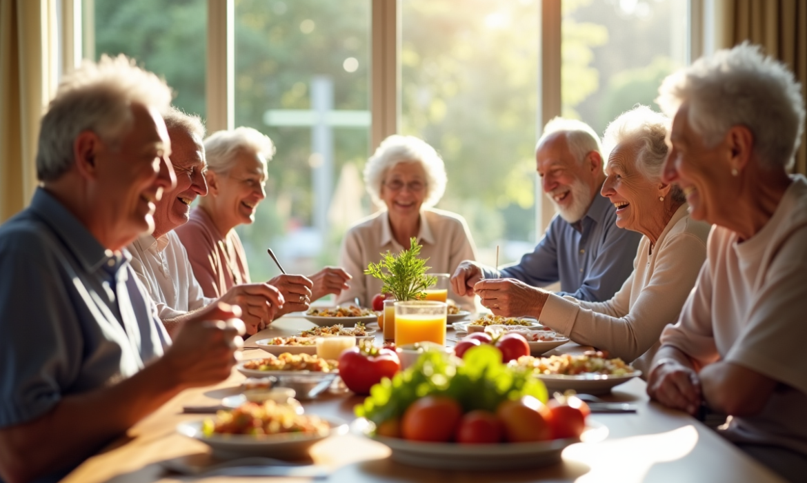 Alimentation et bien-être : repenser les repas pour les aînés en établissement