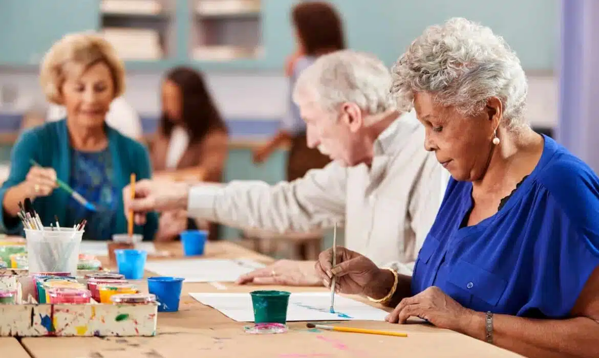 Les loisirs créatifs et les seniors