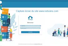 Netsoins : se connecter en ligne